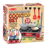 Deluxe Wooden Cooktop Set M8