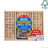 Deluxe Wooden Stamp Set - ABCs 123s L2