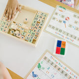 Deluxe Wooden Stamp Set - ABCs 123s L2