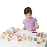 Deluxe Wooden Stamp Set - Animals S7