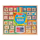 Deluxe Wooden Stamp Set - Animals V4