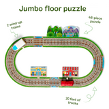 Design Your Own Railroad Floor Puzzle N0