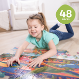 Dinosaur Floor Puzzle - 48 Pieces M8