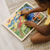 Dinosaur Wooden Jigsaw Puzzle - 24 Pieces A4