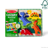 Dinosaurs Chunky Puzzle - 7 Pieces B2