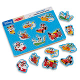 Disney Mickey Mouse & Friends Vehicles Sound Puzzle - 8 Pieces R8