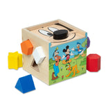 Disney Mickey Mouse & Friends Wooden Shape Sorting Cube R3