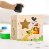 Disney Mickey Mouse & Friends Wooden Shape Sorting Cube R3