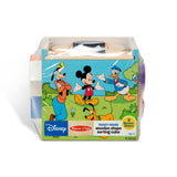 Disney Mickey Mouse & Friends Wooden Shape Sorting Cube R3