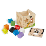 Disney Mickey Mouse & Friends Wooden Shape Sorting Cube R3