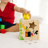 Disney Mickey Mouse & Friends Wooden Shape Sorting Cube R3