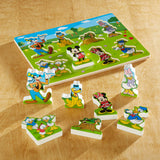 Disney Mickey Mouse Wooden Chunky Puzzle W0