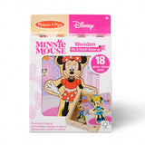 Disney Minnie Mouse Wooden Mix & Match Dress-Up Puzzle O7