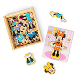 Disney Minnie Mouse Wooden Mix & Match Dress-Up Puzzle O7