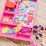 Disney Minnie Wooden Magnetic Dress-Up P0