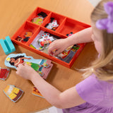 Disney Moana Wooden Magnetic Dress-Up Play Set V5