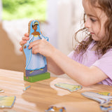 Disney Tiana Wooden Magnetic Dress-Up Play Set H2