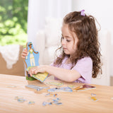 Disney Tiana Wooden Magnetic Dress-Up Play Set H2