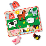 Farm Animals Chunky Puzzle - 8 Pieces Y5