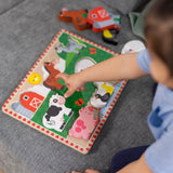 Farm Animals Chunky Puzzle - 8 Pieces Y5