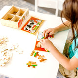 Farm Animals Jigsaw Puzzles in a Box U6