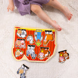 Farm Friends Jumbo Peg Puzzle - 8 Pieces X3