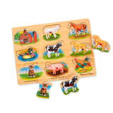 Farm Sound Puzzle - 8 Pieces K8