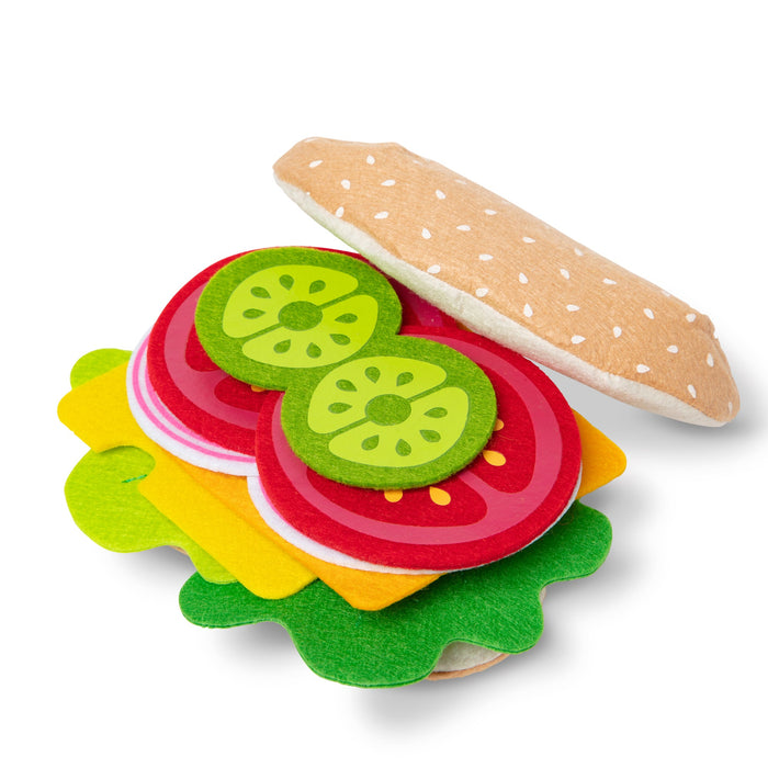 Felt Food Sandwich Play Set V2