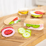 Felt Food Sandwich Play Set V2