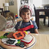 Felt Play Food - Pizza Set K2