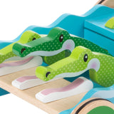 First Play Chomp & Clack Alligator Push Toy R4