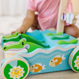 First Play Chomp & Clack Alligator Push Toy R4