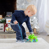 First Play Frolicking Frog Wooden Pull Toy P7