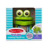 First Play Frolicking Frog Wooden Pull Toy P7