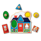First Shapes Jumbo Peg Puzzle - 5 Pieces P4