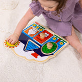 First Shapes Jumbo Peg Puzzle - 5 Pieces P4