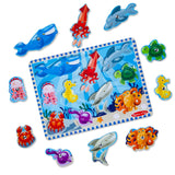 Fishing Magnetic Puzzle Game - 10 Pieces C2