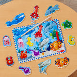 Fishing Magnetic Puzzle Game - 10 Pieces C2