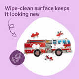 Giant Fire Truck Floor Puzzle - 24 Pieces V1