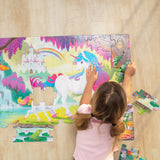 Glow-in-the-Dark Unicorn Floor Puzzle - 48 Pieces Y9