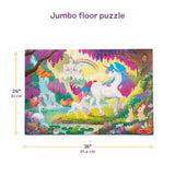Glow-in-the-Dark Unicorn Floor Puzzle - 48 Pieces Y9