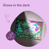 Glow-in-the-Dark Unicorn Floor Puzzle - 48 Pieces Y9