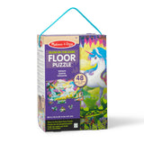 Glow-in-the-Dark Unicorn Floor Puzzle - 48 Pieces Y9