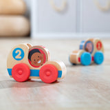 GO Tots Wooden Race Cars G9