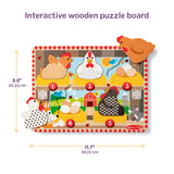 Happy Hens Push to Pop Puzzle T4