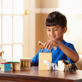 Horse Carrier Wooden Vehicles Play Set O4