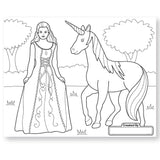 Jumbo 50-Page Kids' Coloring Pad - Horses, Hearts, Flowers, and More P7