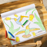 Jumbo 50-Page Kids' Coloring Pad - Horses, Hearts, Flowers, and More P7