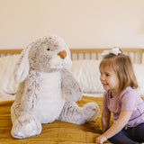 Jumbo Burrow Bunny Stuffed Plush Animal K3
