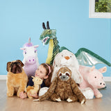 Jumbo Burrow Bunny Stuffed Plush Animal Y1